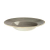 Churchill Stonecast Round Wide Rim Bowl Peppercorn Grey 240mm