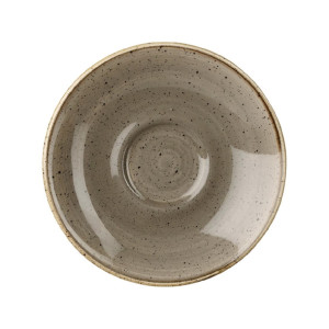 Churchill Stonecast Peppercorn Grey Espresso Saucer 118mm (12 Pack)
