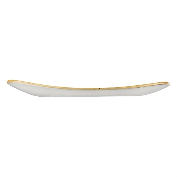 Churchill Stonecast Peppercorn Grey Triangular Plate 229mm