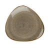 Churchill Stonecast Peppercorn Grey Triangular Plate 229mm
