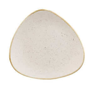 Churchill Stonecast Barley White Triangular Plate 229mm
