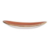 Churchill Stonecast Oval Coupe Plate Orange 192mm