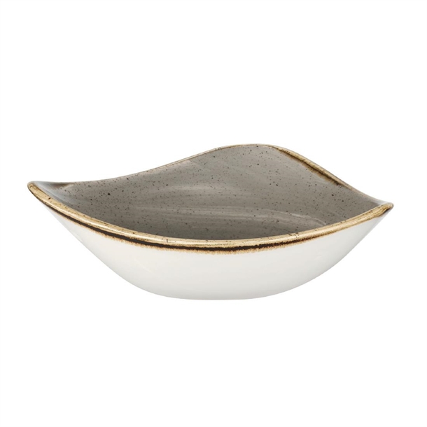 Churchill Stonecast Triangle Bowl Grey 153mm (12 Pack)