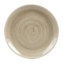 Churchill Stonecast Patina Antique Coupe Plates Taupe 260mm