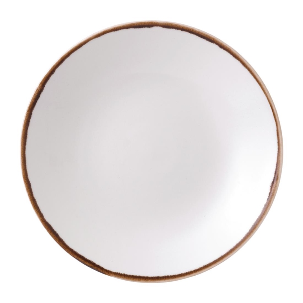 Dudson Harvest Deep Coupe Plates Natural 281mm (12 Pack)