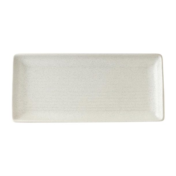 Zuma Matt White Sharing Platters 250 x 125mm (6 Pack)