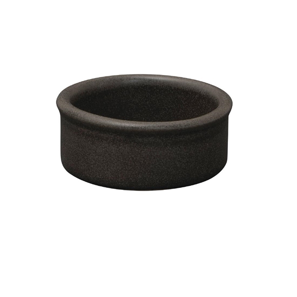 Zuma Condiment Bowl Charcoal 60mm (6 Pack)