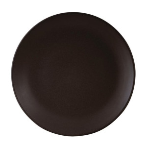 Zuma Coupe Plate 230mm Charcoal (6 Pack)