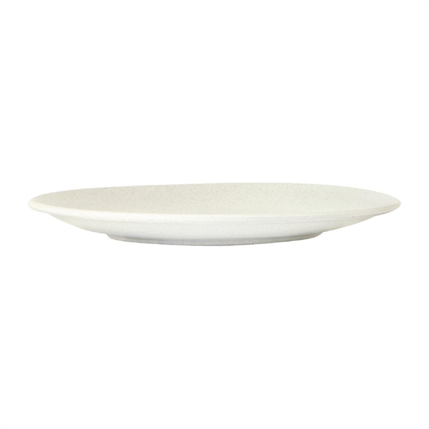 Zuma Matt White Round Coupe Plates 260mm (6 Pack)