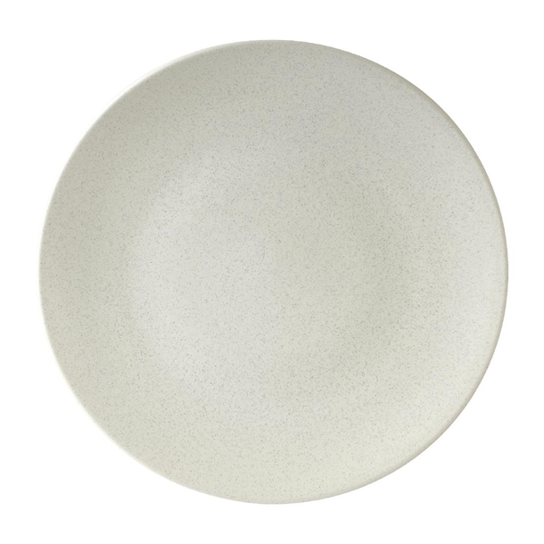 Zuma Matt White Round Coupe Plates 285mm (6 Pack)