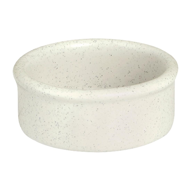 Zuma Matt White Condiment Bowls 60mm (6 Pack)