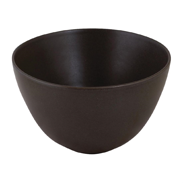 Zuma Charcoal Deep Rice Bowls 167mm (6 Pack)