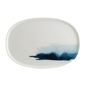 Bonna Blue Wave Hygge Oval Platter 340x230x18mm (6 Pack)