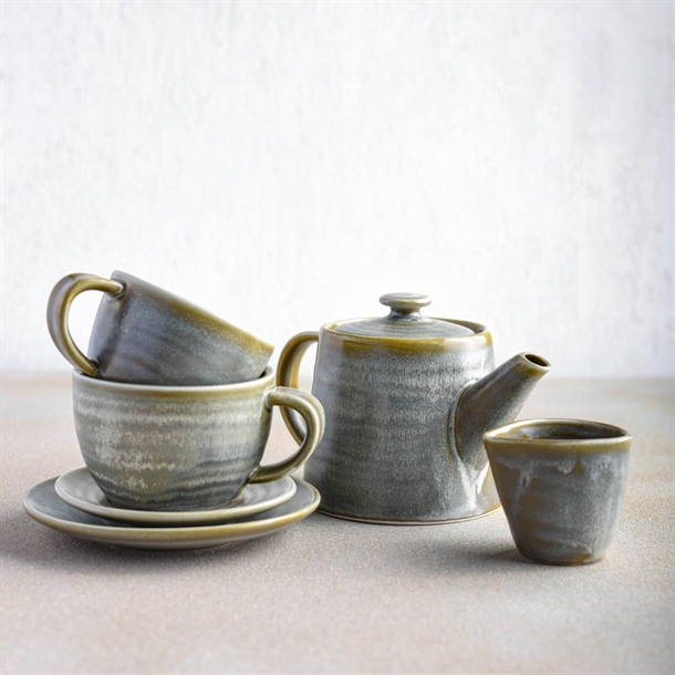 Moda Porcelain Chic Coffee/Tea Cup 280ml (6 Pack)