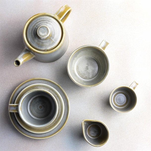 Moda Porcelain Chic Coffee/Tea Cup 200ml (6 Pack)