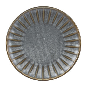 Moda Porcelain Chic Scalloped Round Plate 260mm (4 Pack)