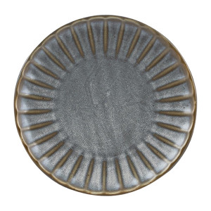 Moda Porcelain Chic Scalloped Round Plate 205mm (6 Pack)