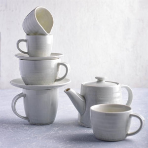Moda Porcelain Willow Coffee/Tea Cup 280ml (6 Pack)