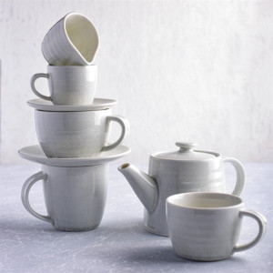 Moda Porcelain Willow Espresso Saucer 115mm (6 Pack)