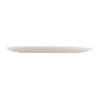 Moda Porcelain Snow Oval Coupe Plate - 305x215mm (6 Pack)