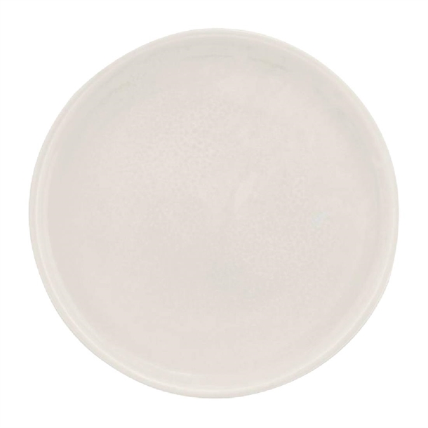 Moda Porcelain Snow Round Plate - 200mm (6 Pack)