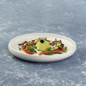 Moda Porcelain Snow Round Plate - 290mm (6 Pack)