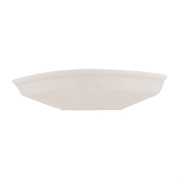 Moda Porcelain Snow Organic Bowl/Plate - 250x235mm (4 Pack)