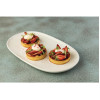 Moda Porcelain Snow Oval Coupe Plate - 405x240mm (3 Pack)
