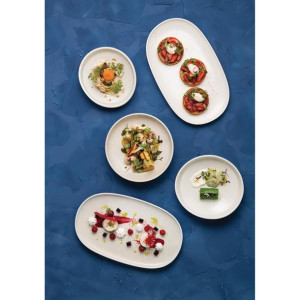 Moda Porcelain Snow Share Bowl - 250mm (4 Pack)