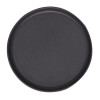 Eclipse Uno Black Round Plate 175mm (6 Pack)