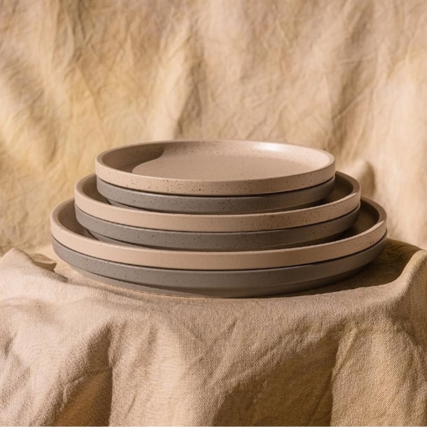Luzerne Dune Clay Stackable Plate 160mm (6 Pack)