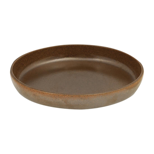Rakstone Ease Round Deep Plates Rust 280mm (2 Pack)