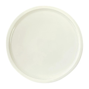 Rakstone Ease Flat Coupe Plates Ivory 210mm (12 Pack)