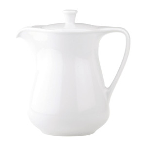 Royal Porcelain Chelsea Flat Lid Coffee Pots 650ml (6 Pack)