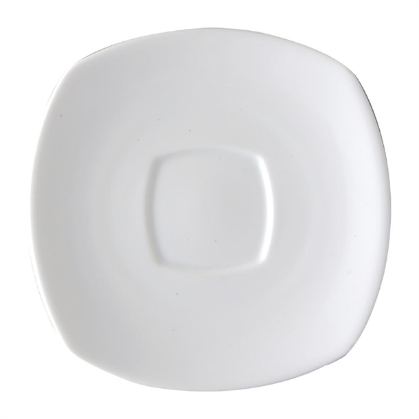 Royal Porcelain Chelsea Square Saucers 120mm (12 Pack)