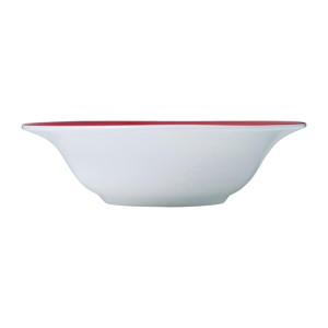 Royal Porcelain Maxadura Resonate Red Band Sweet/Fruit Bowl 300ml 170mm (12 Pack)