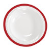 Royal Porcelain Maxadura Resonate Red Band Round Bowl 238mm (12 Pack)