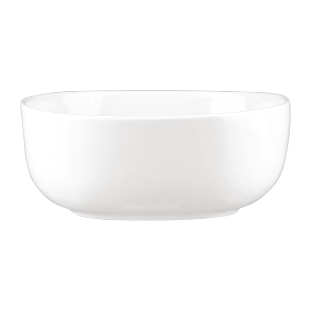 Sango Ora Oval Deep Bowls White 230x200mm (2 Pack)