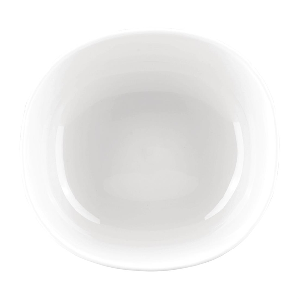 Sango Ora Oval Deep Bowls White 230x200mm (2 Pack)
