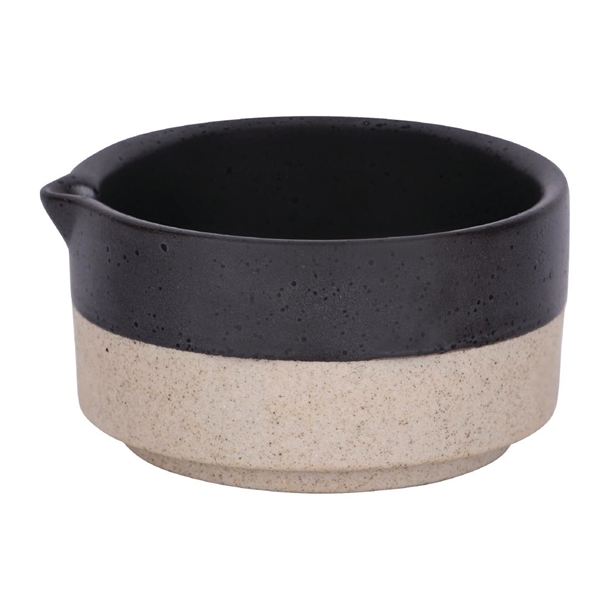 Tablekraft Soho Jug with No Handle Speckle Black 80ml - 76x70x30mm 80ml (12 Pack)