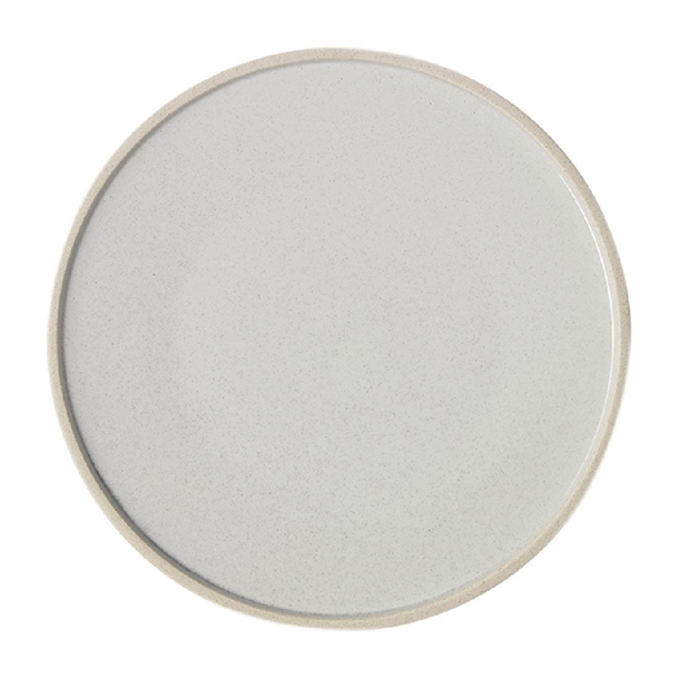 Tablekraft Soho Round Plates White Pebble 255mm (4 Pack)