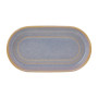 Tablekraft Urban Loft Oval Platters Azure Blue 180mm (4 Pack)