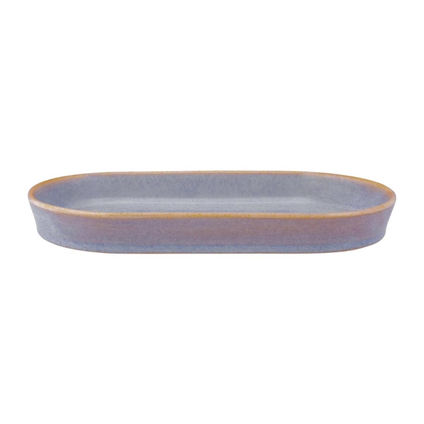 Tablekraft Urban Loft Oval Platters Azure Blue 240mm (4 Pack)
