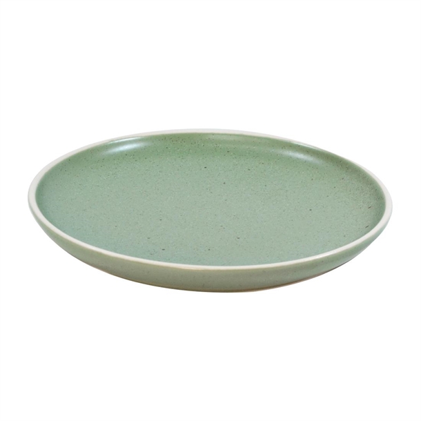 Tablekraft Urban Round Coupe Plates Green 200mm (6 Pack)