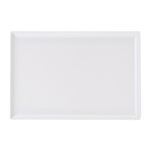 Coucou Melamine Rectangular Platter White - 350x240mm