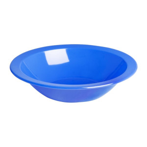 Olympia Kristallon Polypropylene Bowls Blue 174mm (12 Pack)