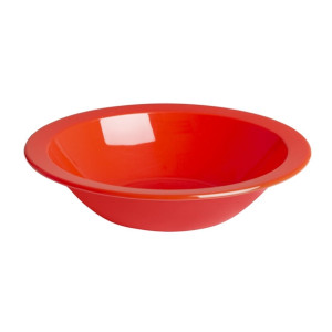 Olympia Kristallon Polypropylene Bowls Red 174mm (12 pack)