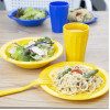 Olympia Kristallon Polycarbonate Plates Yellow 172mm (12 Pack)