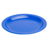 Olympia Kristallon Polypropylene Plates Blue 174mm (12 Pack)