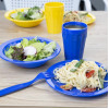 Olympia Kristallon Polypropylene Plates Blue 174mm (12 Pack)